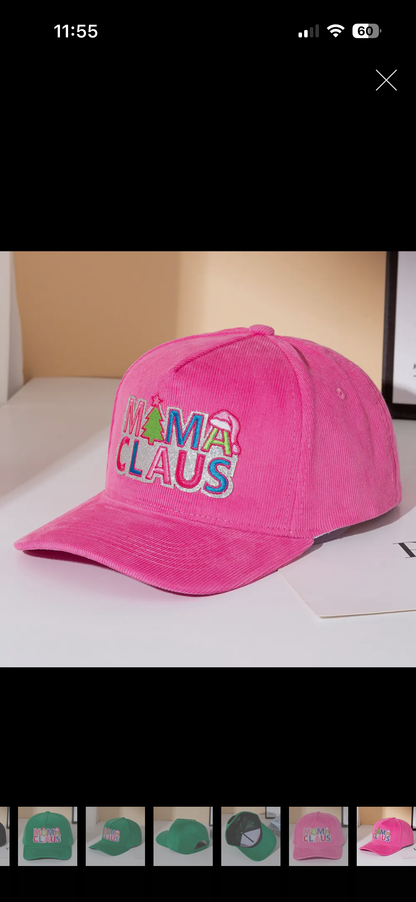 Mama Clause Ball Hat (Pink)