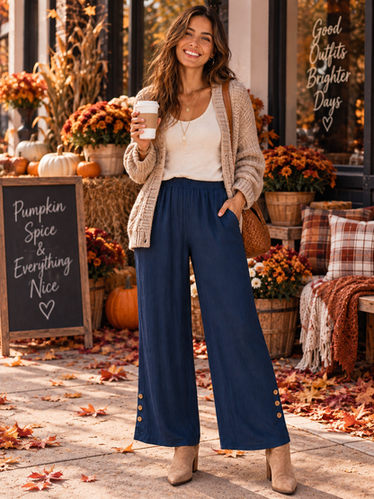 Sunset Breeze Pant- Navy