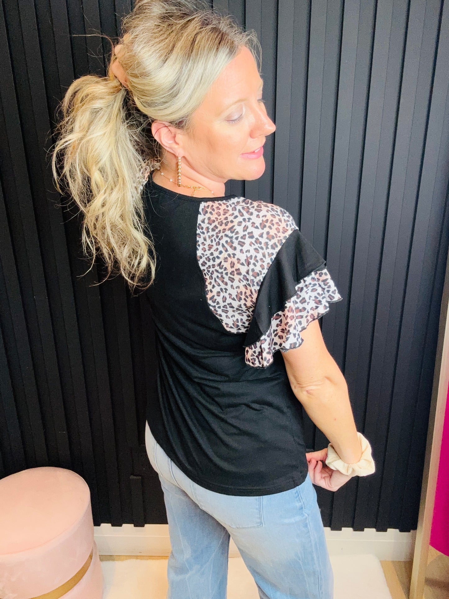 The Belinda Ruffled Sleeve Top