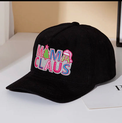 Mama Clause Baseball Hat (Black)