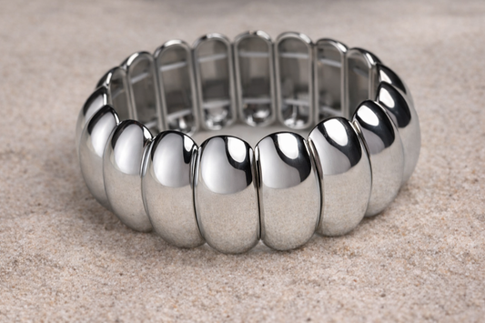 Bubble Bangles by Elle- Silver