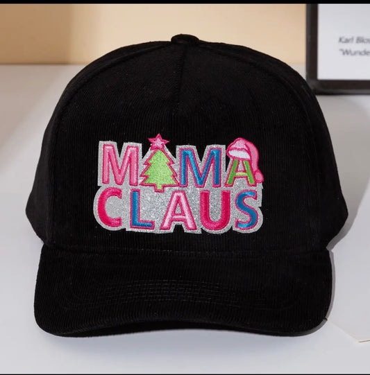 Mama Clause Baseball Hat (Black)