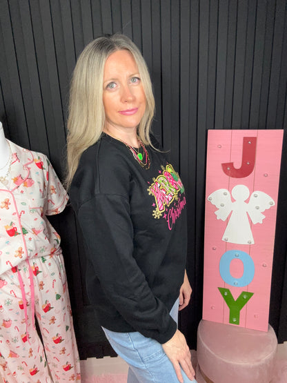 Merry Christmas Graphic Sweatshirt