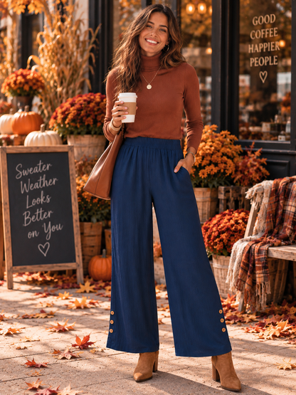 Sunset Breeze Pant- Navy