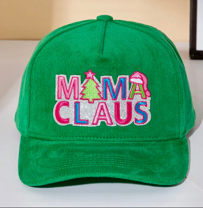 Mama Clause Baseball Hat (Green)
