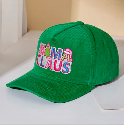 Mama Clause Baseball Hat (Green)