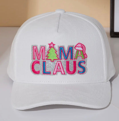 Mama Clause Ball Hat (White)