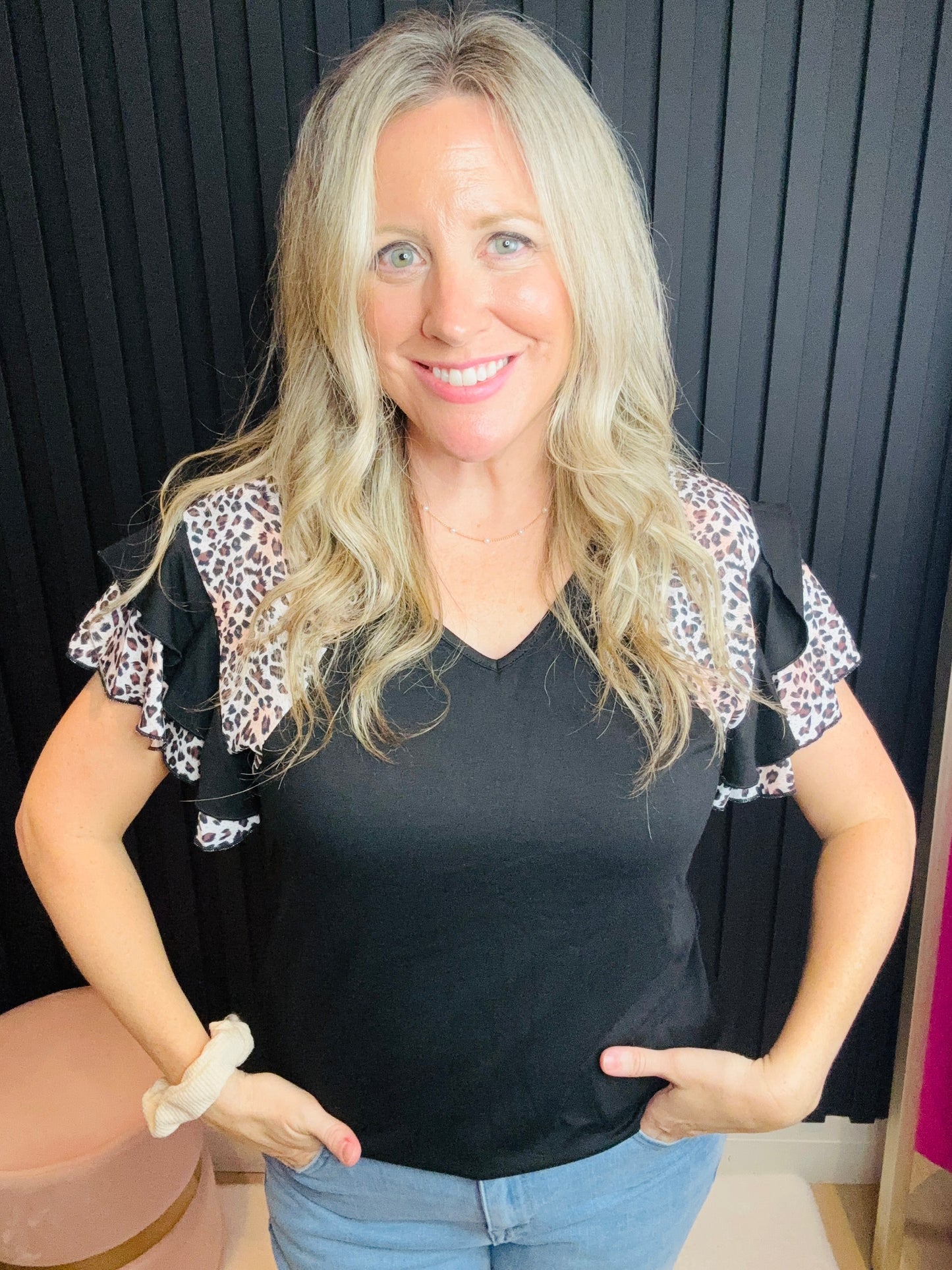 The Belinda Ruffled Sleeve Top