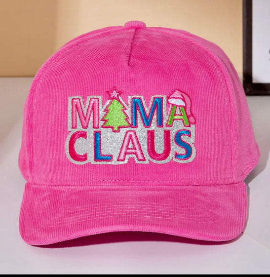 Mama Clause Ball Hat (Pink)