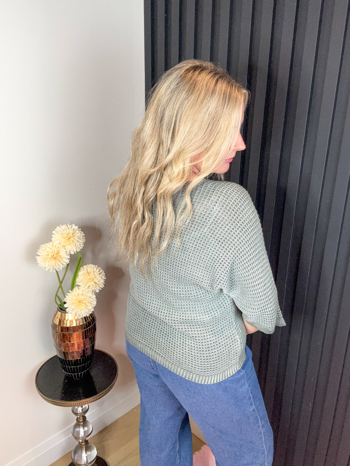 The Cleo Top in Sage Green