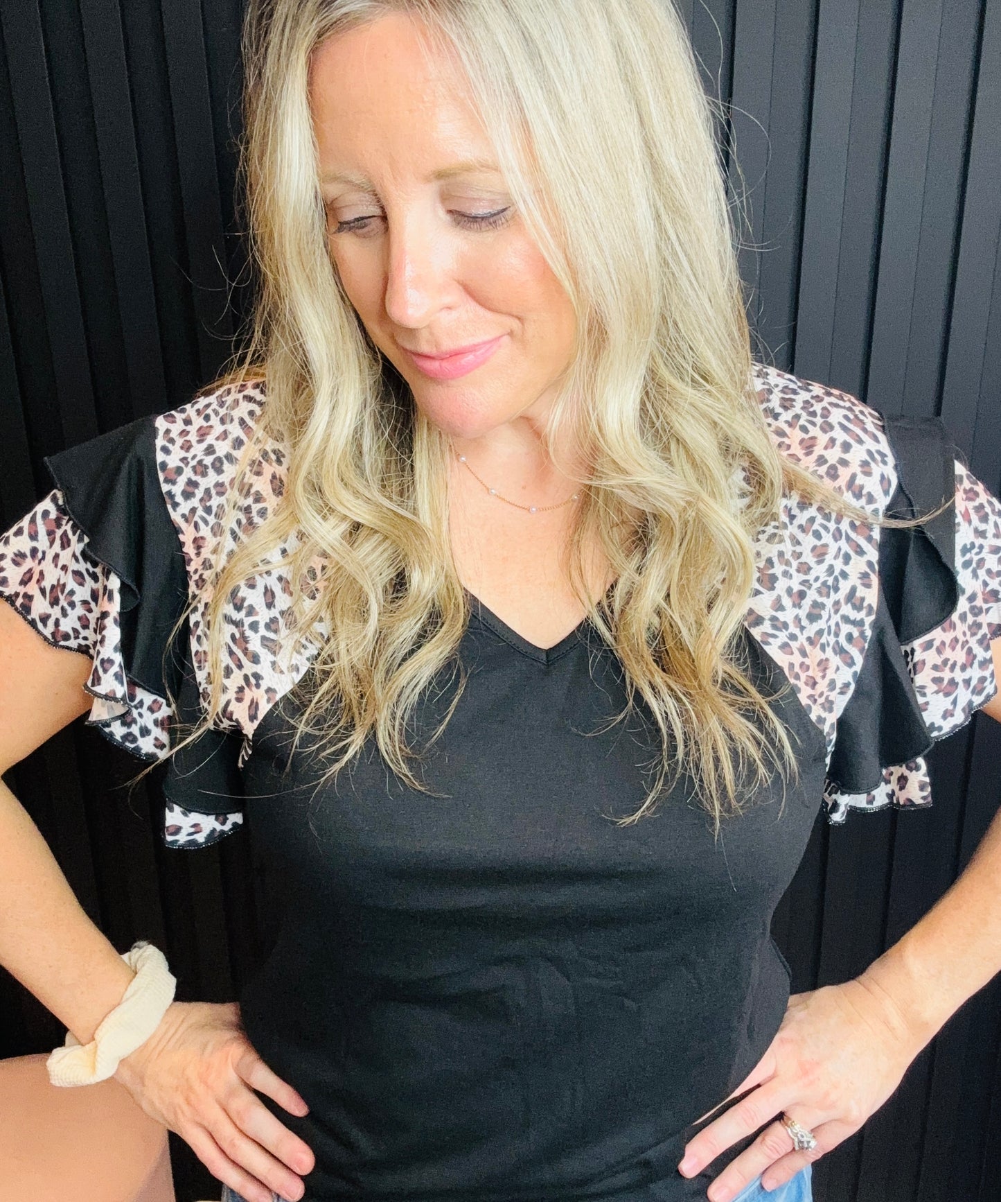 The Belinda Ruffled Sleeve Top