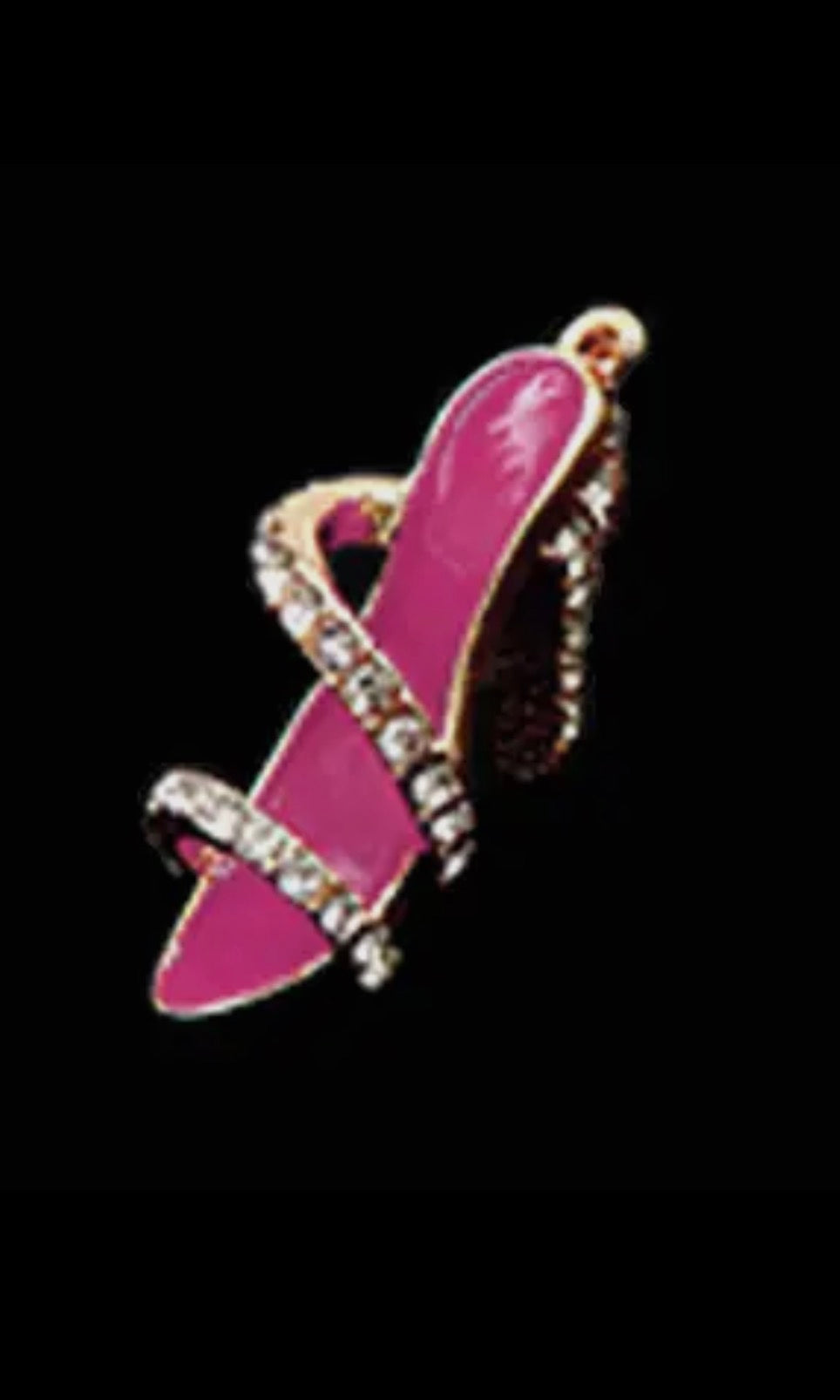 Pink Stiletto Necklace