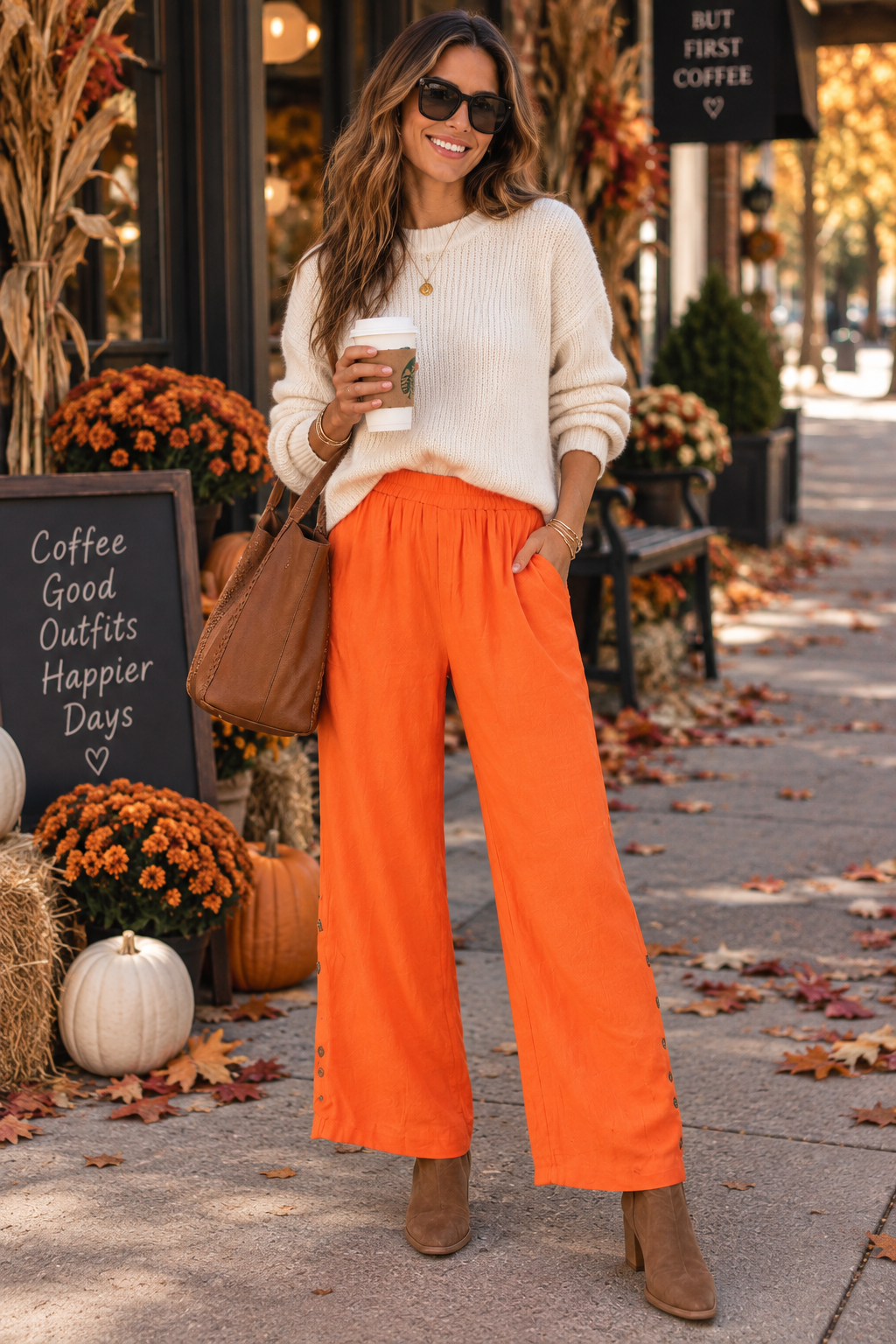 Sunset Breeze Pant- Orange