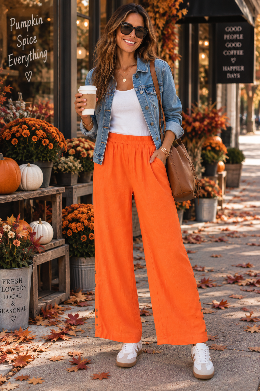 Sunset Breeze Pant- Orange