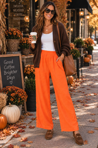Sunset Breeze Pant- Orange