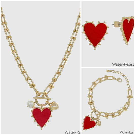 What's Hot 3 Piece Bundle- Red